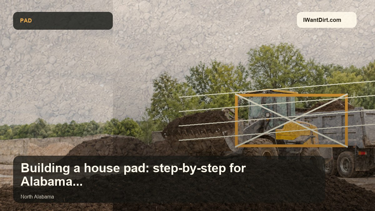 Building pad preparation for Alabama property owners