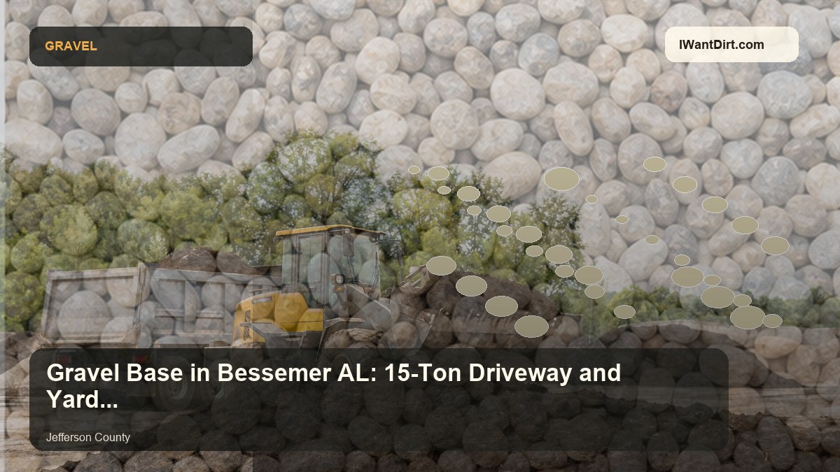 Gravel Base in Bessemer AL: 15-Ton Driveway and Yard Access Guide visual guide