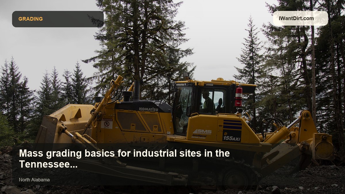 Mass grading basics for industrial sites in the Tennessee Valley visual guide